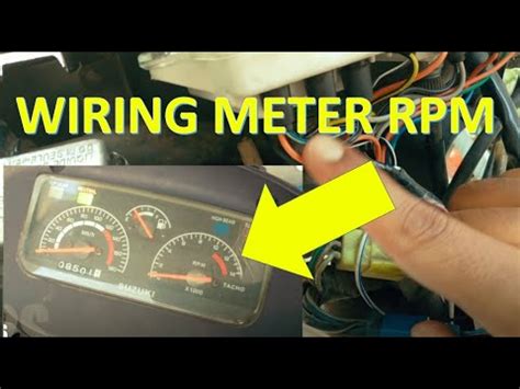 Cara pasang meter rpm koso yamaha lc135 dengan mudah. CARA PASANG METER RPM RGV PADA MOTOR RG SPORT - YouTube