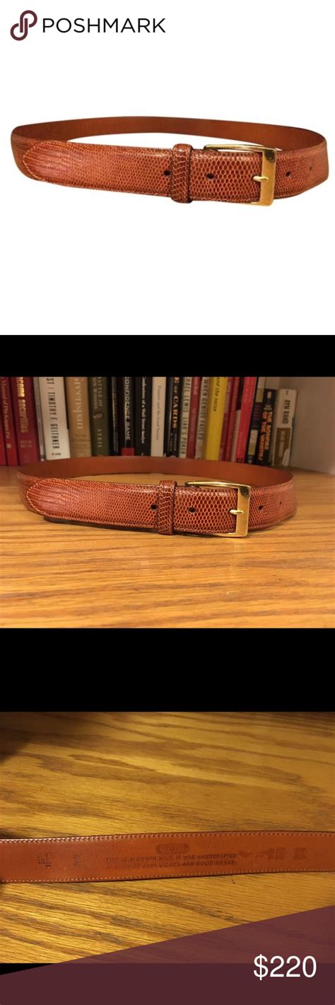 Coach Mens Leather Belt