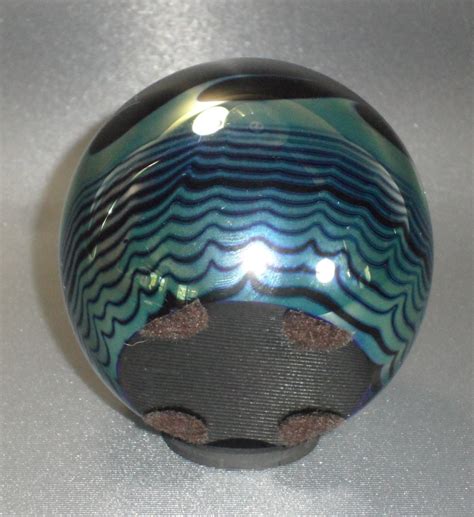 Correia Art Glass Paperweight ~ Signed Collectors Weekly