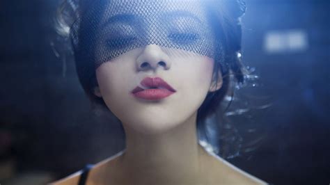 wallpaper face women model portrait red asian photography smoking dress blue lips
