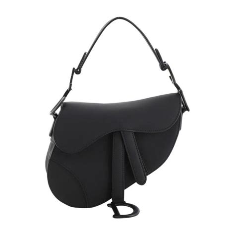 Christian Dior Ultra Matte Saddle Handbag Leather Mini At 1stdibs