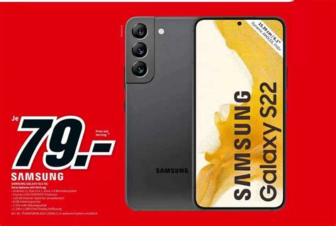 Samsung Galaxy S22 5g Smartphone Mit Vertrag Angebot Bei Mediamarkt 1prospekte De