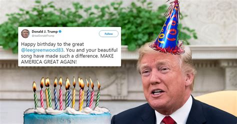 Donald Trump Wished The Wrong Person Happy Birthday On Twitter Metro News