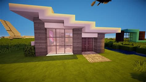 Although it might look a little bit complex, it is totally worth building it. Minecraft: Modern Starter House HD - YouTube