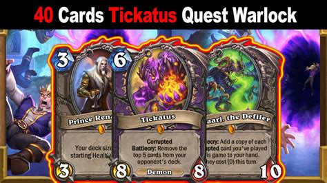 40 Cards Tickatus Control Quest Warlock Is Finally Here Throne Of The
