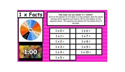 This is a file students can use to practice multiplication facts 1-10