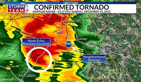 Ef 1 Tornado Was On Ground In Wake County Before Ripping Into Garner