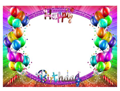 Happy Birthday Frame Png Hd Png Mart