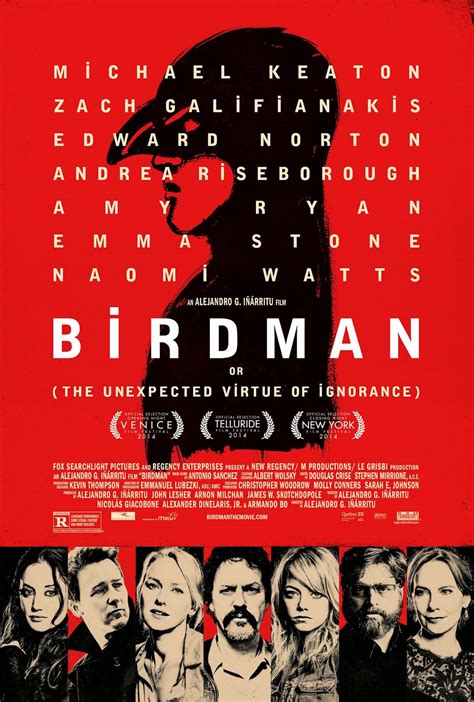 Zachary S Marshs Movie Reviews Mini Review Birdman Or The Unexpected Virtue Of Ignorance