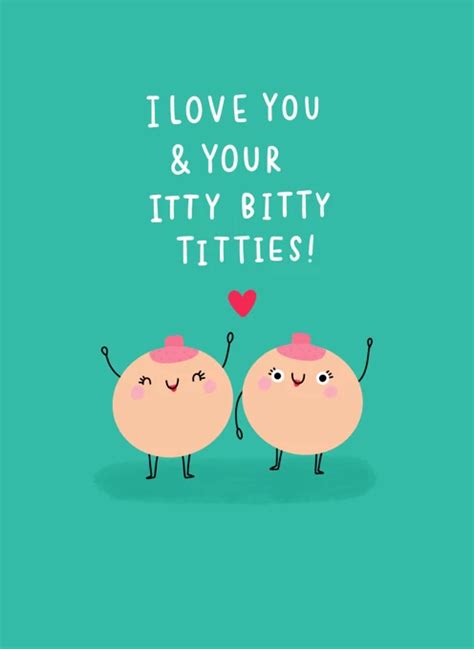 Itty Bitty Titties By Jess Moorhouse Design Cardly