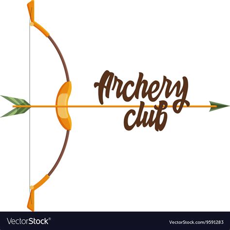 Archery Club Logo Royalty Free Vector Image Vectorstock