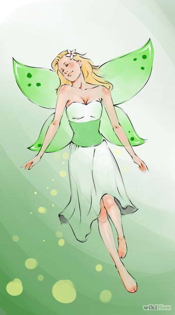 How To Draw A Simple Fairy With Step By Step Illustrations Fairy