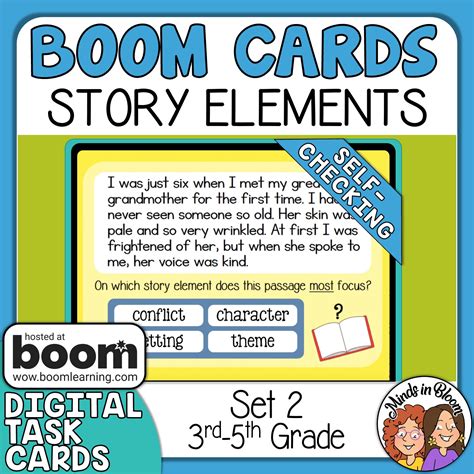 Story Elements (SET 2 - Grades 3-5) - BOOM Cards | Digital Distance