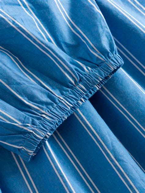Enula9 Udsalg Nué Notes Sola Dress Blue Stripe