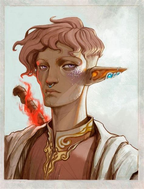 Oc Art Deemon An Eladrin Sorcerer Elf By Me Dnd Fantasy Character