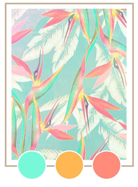 My Summer Color Palette Vintage Tropical Coco Kelley Tropical