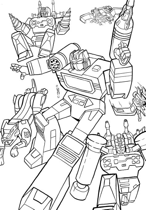 Transformers Soundwave Transformer Printables Sketch Coloring Page