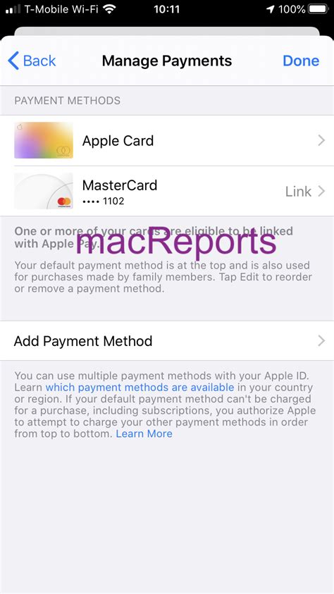 How To Change Payment Method For App Store - How To Remove, Update Or Change Your Apple Payment Method - macReports