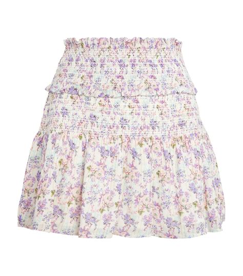 Loveshackfancy Floral Camilla Mini Skirt Harrods Us