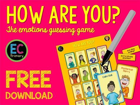 Emotions Game Pshe Teaching Resources