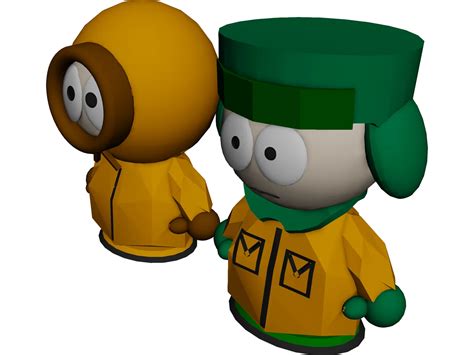 South Park Characters 3d Model 3dcadbrowser