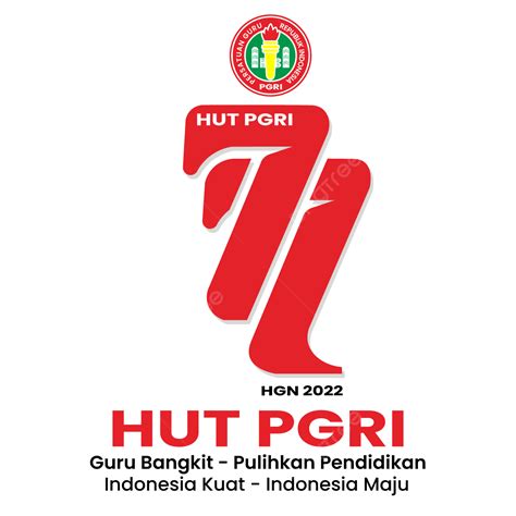 Logo Resmi Hut Pgri Persatuan Guru Pepublik Indonesia Logo Pgri