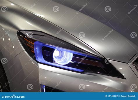 Car Headlights Stock Photo Image Of Concept Reflections 18145702