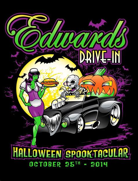 Edwards Drive In Halloween Spooktacular Car Show On Behance