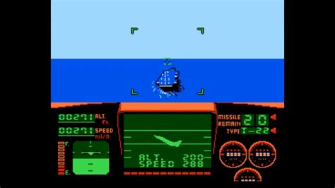 Nes Top Gun Example Landing Trick On Emulator Th Dec YouTube