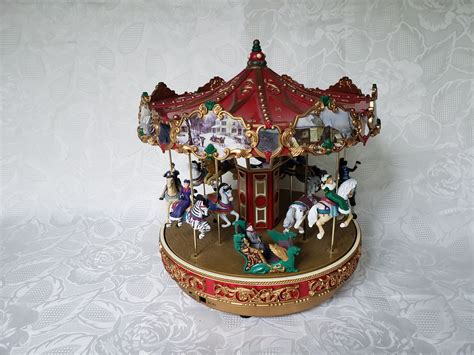 Mr Christmas The Carousel Millennium Edition Music Box Sold Aunt