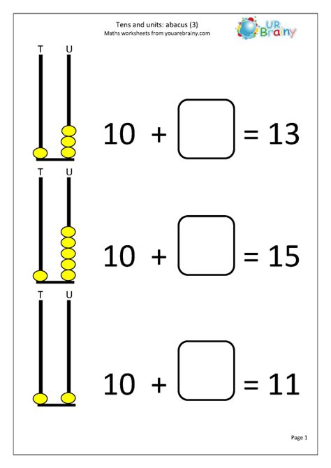 Tens And Ones Worksheet Class 1 Place Value Gambaran