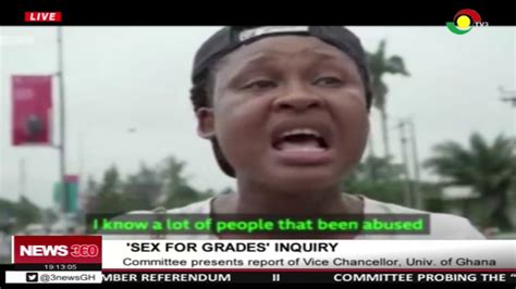Committee Investigating Sex For Grades Presents Report To Vc Uni Of Ghana Youtube