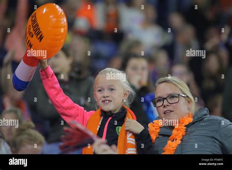 Football Fans Of Netherlands Watch The Match Agains Denmark For