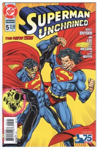 Superman Unchained 5 Reborn Variant Gammill Dc Comics 2014 Nm 495