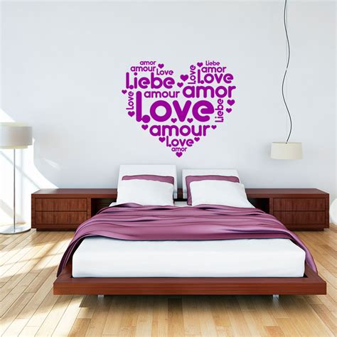 Sticker Amour En Coeur Stickers Chambre Amour Ambiance Sticker