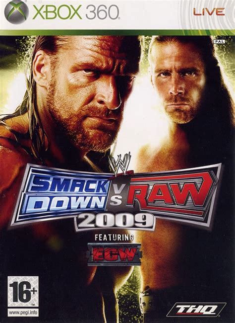 Thq Wwe Smackdown Vs Raw 2009 Pal Xbox 360 Game 1 4 Players 8652