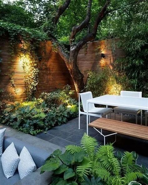 Outdoor Lighting And Exterior Light Fixtures Small Courtyard Garden