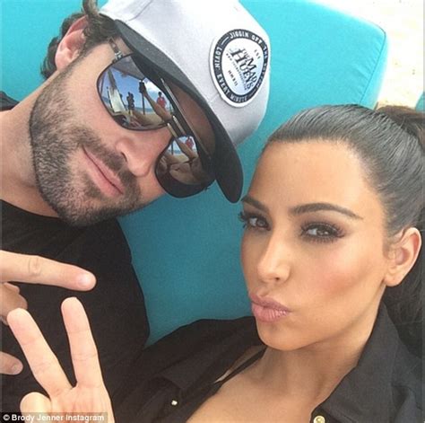 Brody Jenner Shares Selfie With Bikini Clad Kim Kardashian On A Thai Beach Daily Mail Online