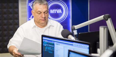 A miniszterelnök a kossuth rádió jó reggelt, magyarország! Orbán Viktor: Népességcsere zajlik Európában | kdnp.hu
