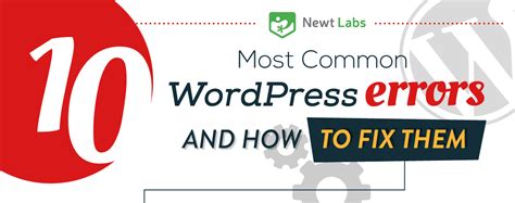10 Most Common Wordpress Errors And How To Fix Them Infographic