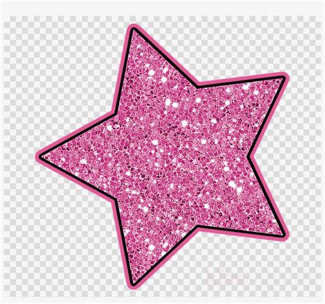 Pink Glitter Star Png Clipart Star Polygons In Art Glitter Stars Png Transparent Png 900x800