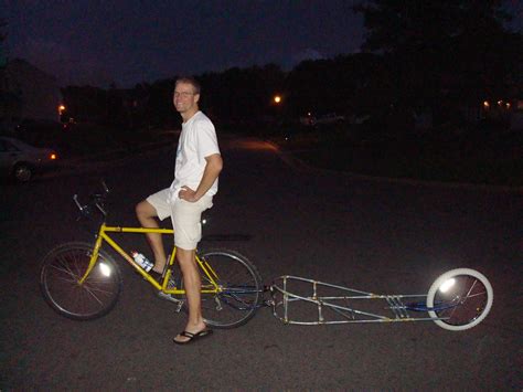 Single Wheeled Bike Trailer 11 Steps With Pictures Instructables