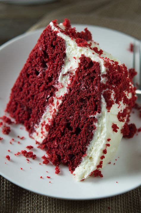 Moist Red Velvet Cake And Whipped Cream Cheese Frosting Recipe Cake