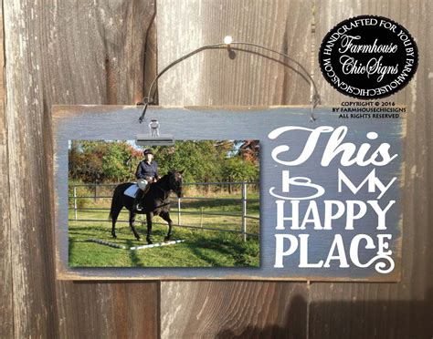 This is my happy place picture frame happy place frame happy | Etsy | Happy place sign, Happy 