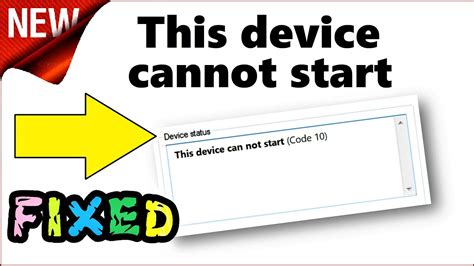 Fix No Audio Error This Device Cannot Start Error Code 10 In Device Manager This Device Cannot