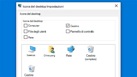 Mostrare Icone Del Desktop In Windows 10