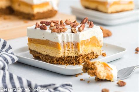 pumpkin dream bars no bake dessert recipe