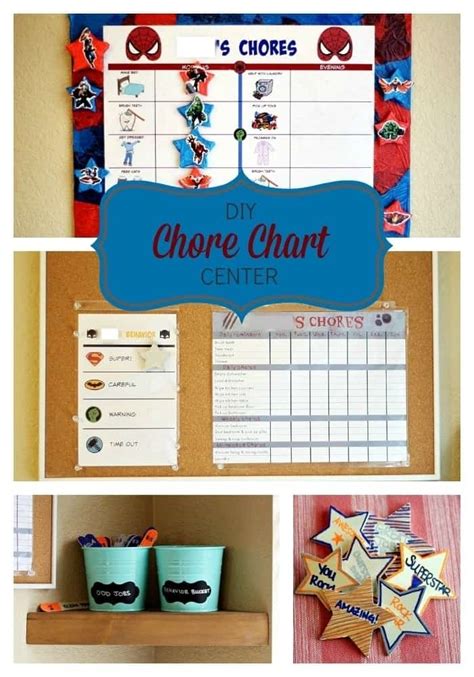 Chore Chart Center For Teens And Preschoolers Free Printables The
