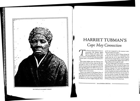 Article About Harriettubman And Capemay In The June 2016 Issue Of Capemaymagazine Harriet