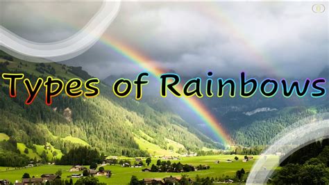 Types Of Rainbows 11 Types Of Rainbows Classification Of Rainbows
